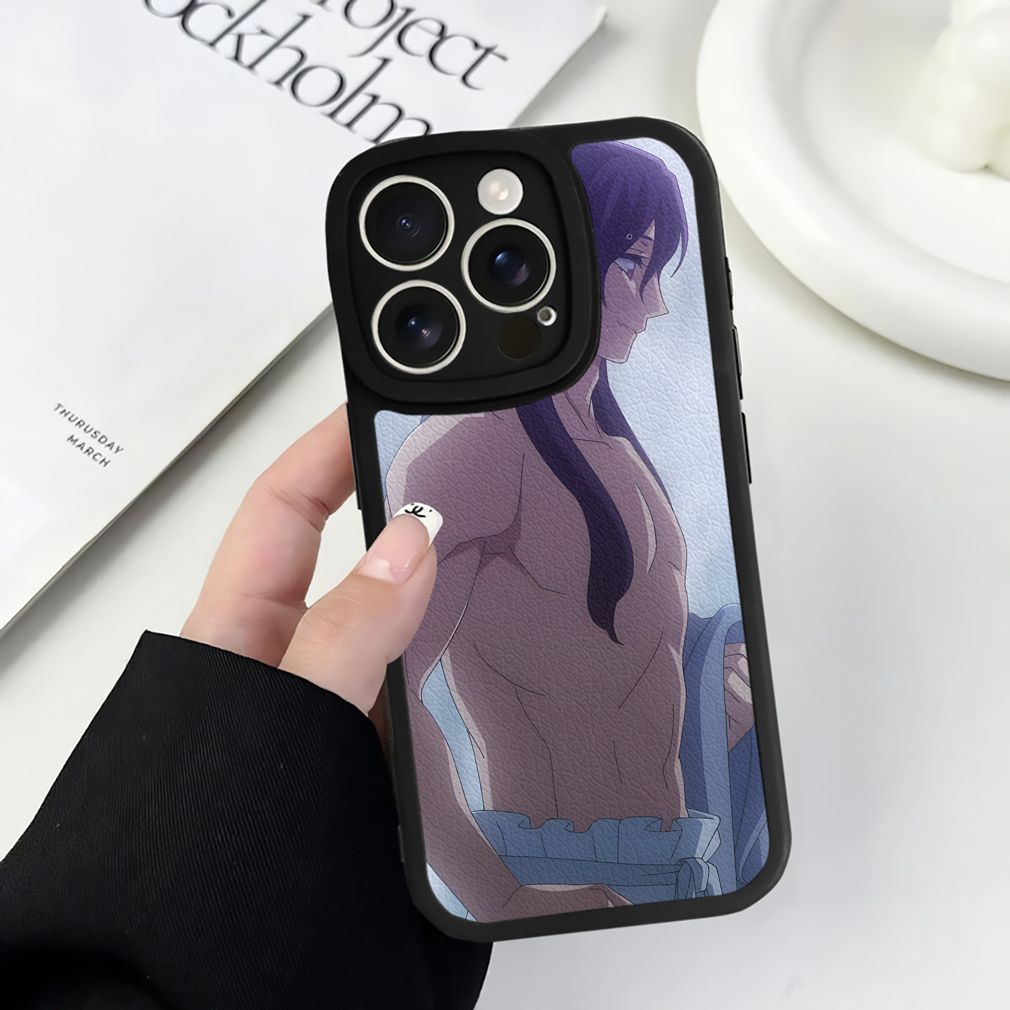薬屋のひとりごと The Apothecary Diaries 【iPhone 16シリーズ対応】シリコンスマホケース（レザー調） 材質：シリコン